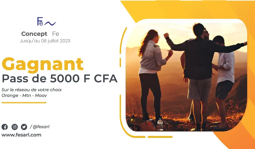 Pass 5000 F CFA – 8 Juil 23